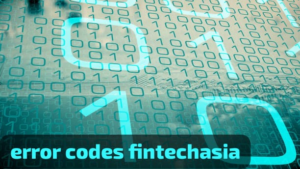 A dashboard displaying fintech error codes and their solutions.