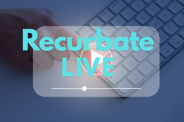 Recurbate live streaming platform interface